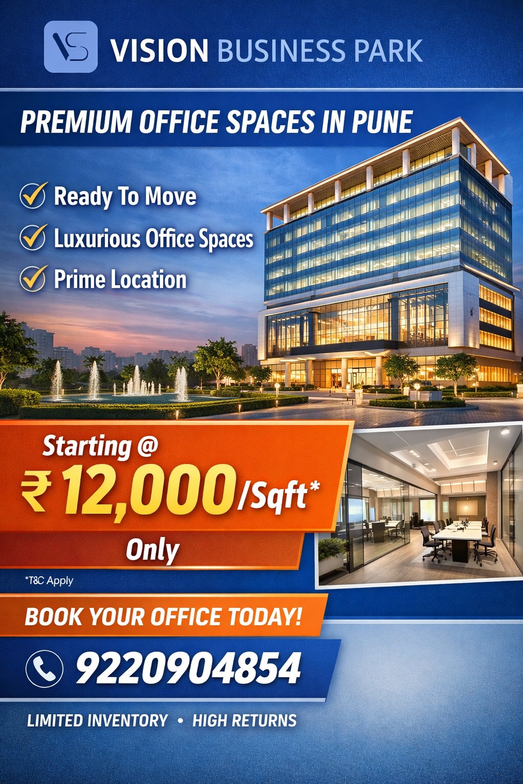 Vision Business Park office space